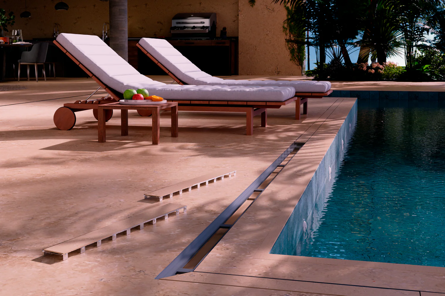 Rallo Lineal Oculto Tile-Insert Elleve